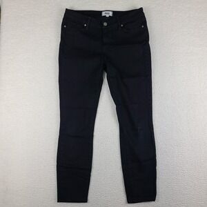 Paige Jeans Womens 31 Verdugo Ultra Skinny Black Overdye Wash‎ Denim